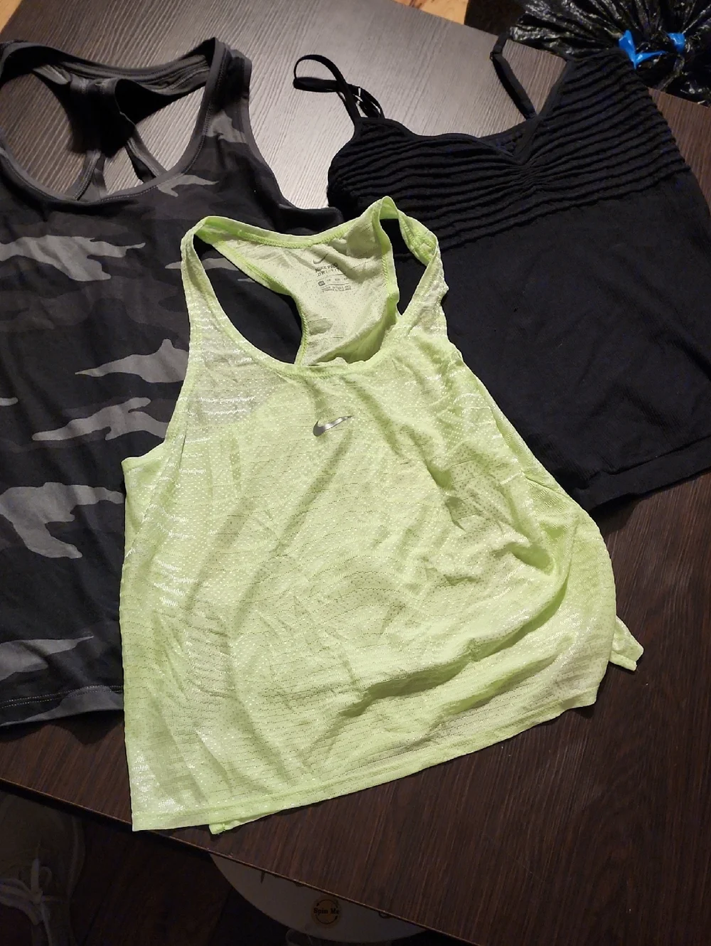 Nike Neon Green Racerback Performance Tank - Picture 1 of 6